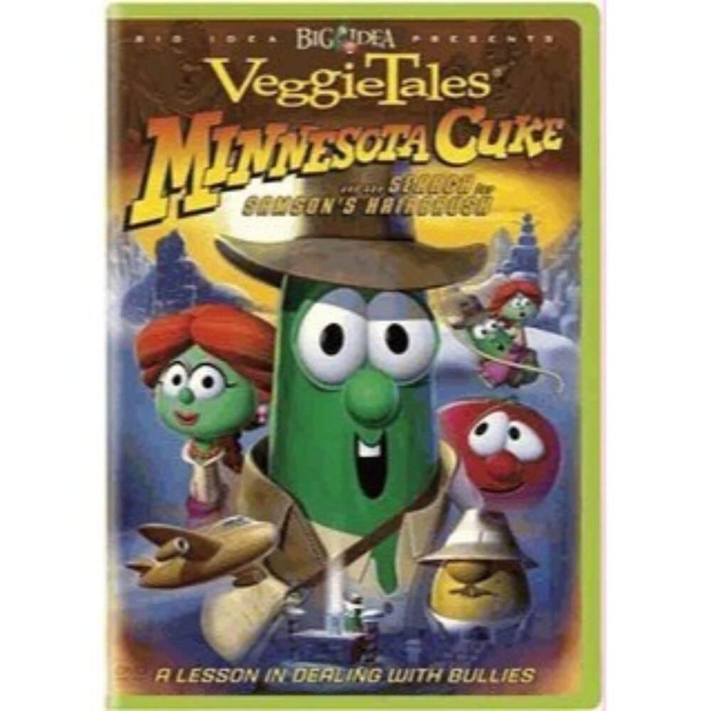VeggieTales Minnesota Cuke Search for Samsons Hairbrush DVD